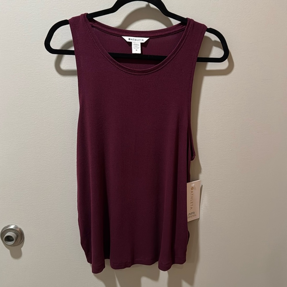 NWT Athleta Well Rested Rib Sleep Tank